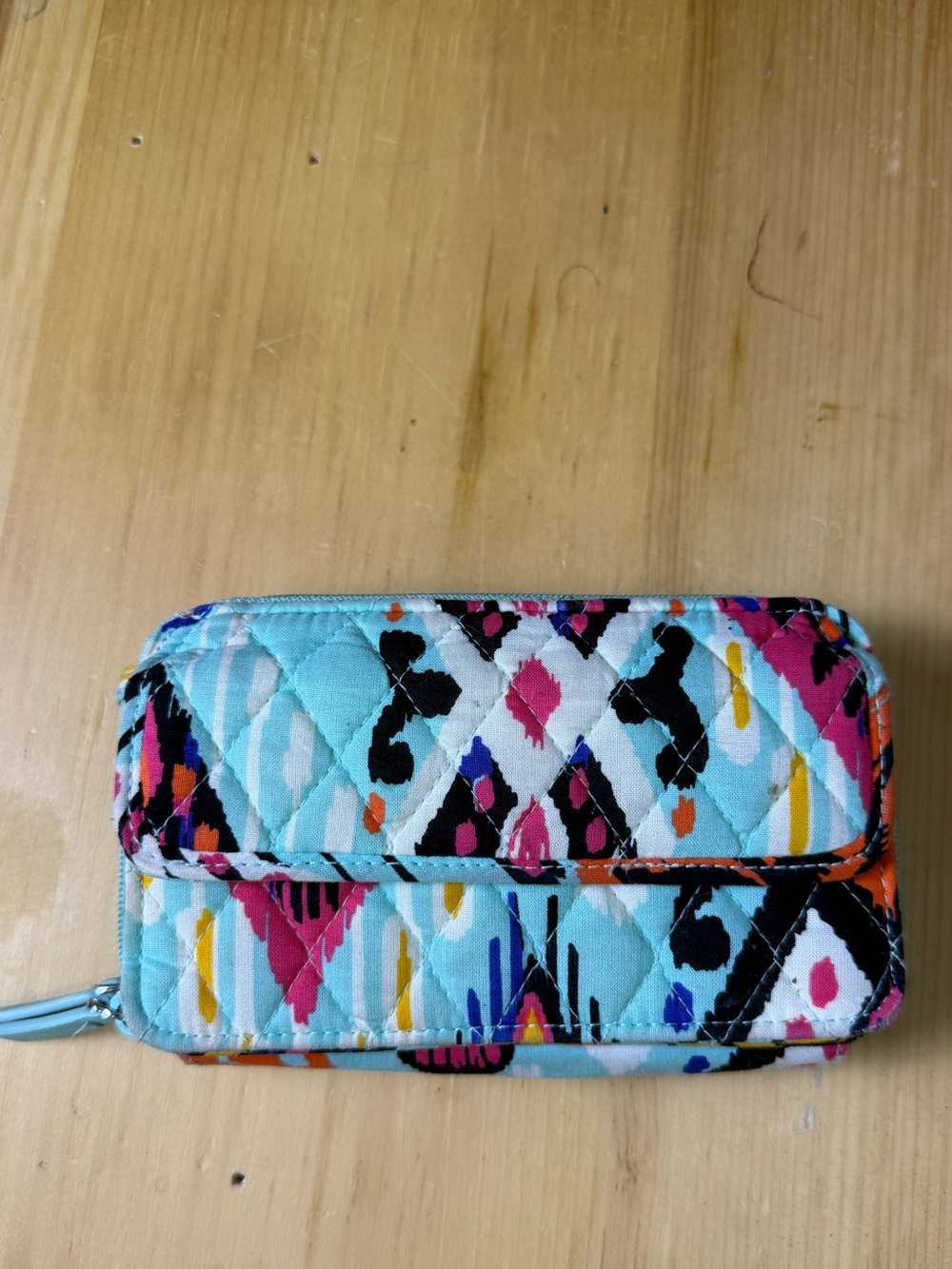 Vera Bradley Quilted Crossbody Purse/Wallet Pueblo Pattern Removable Strap - Picture 2 of 5